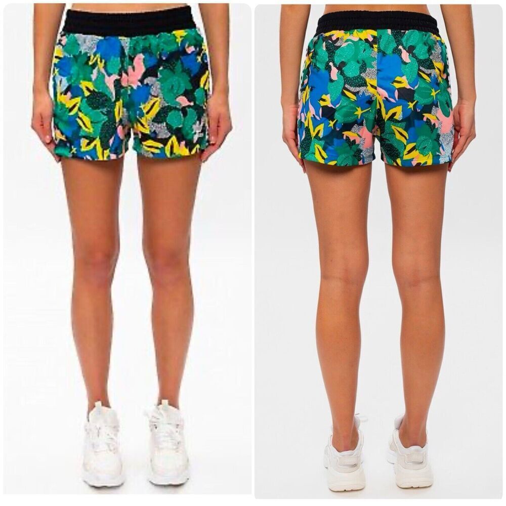 ADIDAS Originals X HER STUDIO LONDON Shorts Multicolor 90s Floral Tropic Size S